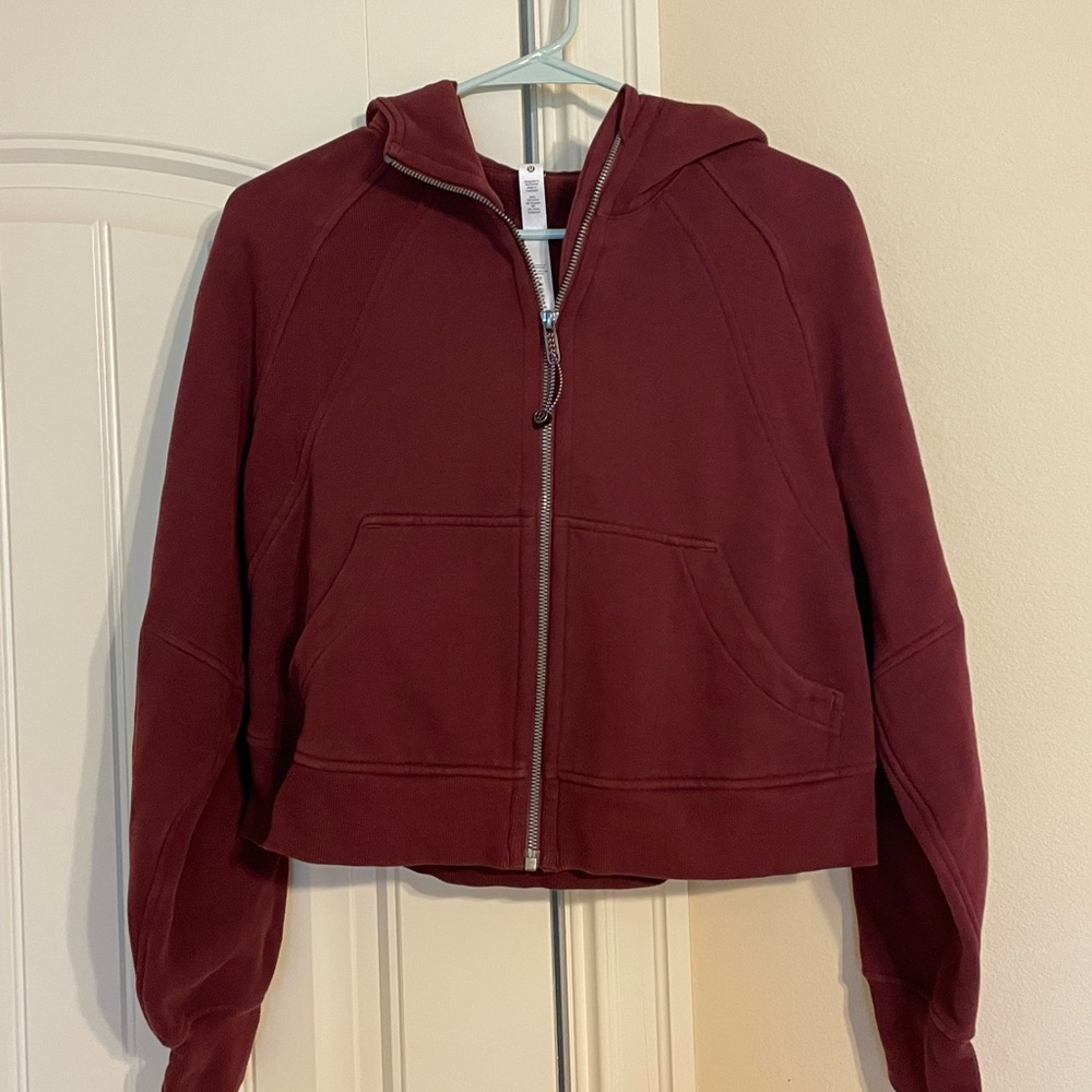 Lululemon Scuba Cropped Full Zip